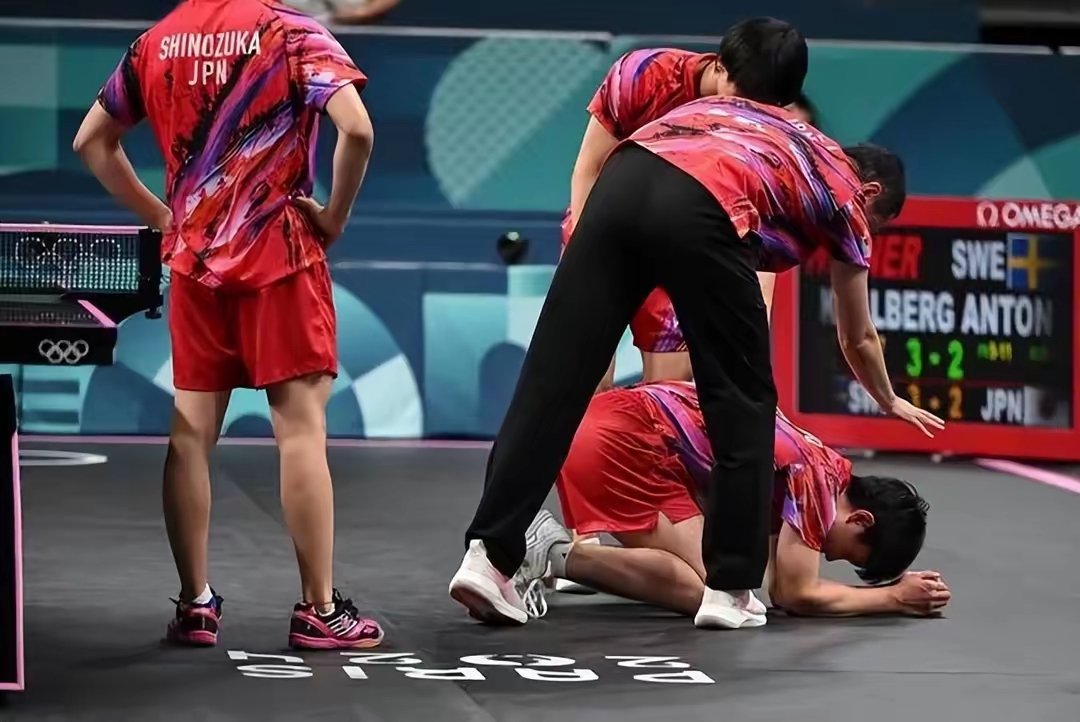 德国队横扫奥地利队，张本智和统治全场